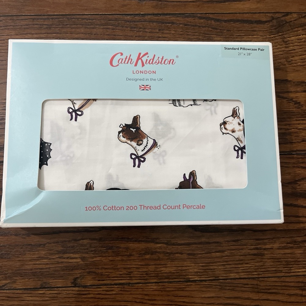 Cath Kidston London Spooky Dogs Standard Pillowcase Pair 21" x 28"